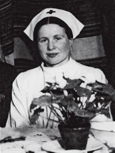 Irena Sendler disguised as a nurse